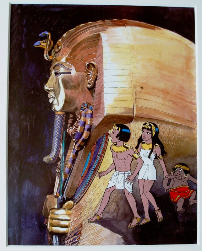 Lucien De Gieter, Papyrus – Tome #17 -  Toutankhâmon, le Pharaon assassiné - Comic Strip