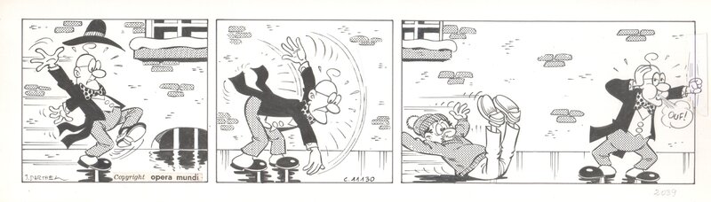 Professeur Nimbus par Henri Dufranne - Planche originale