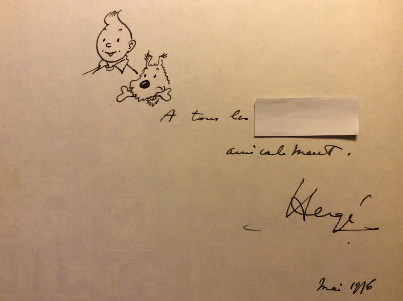 Le Lotus Bleu by Hergé - Sketch