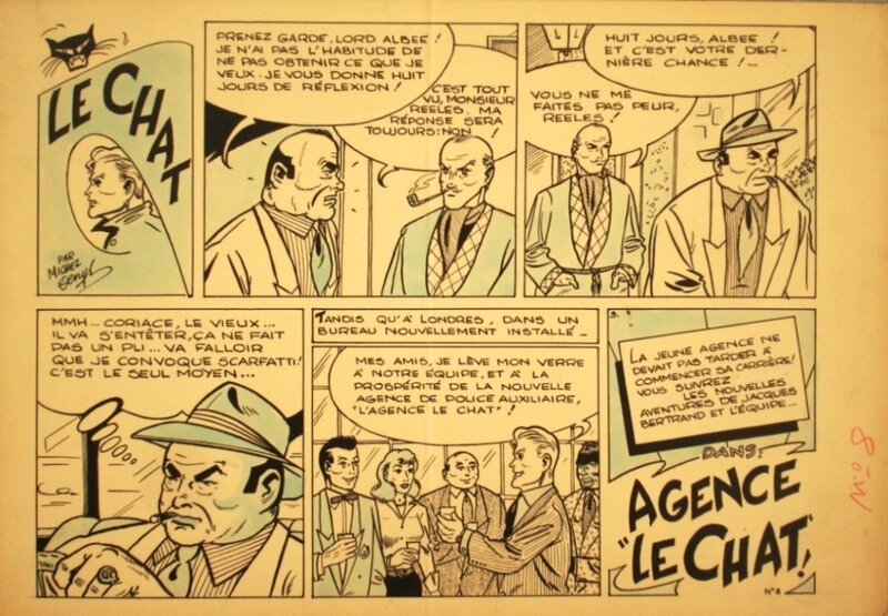 Le Chat par Michel Denys, alias... Greg - Planche originale