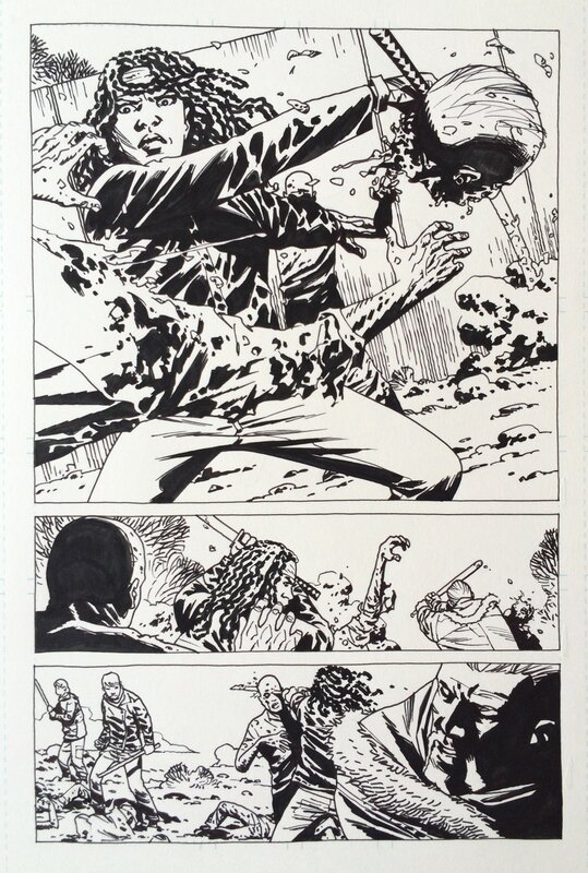 Charlie Adlard, Robert Kirkman, The Walking Dead #87 - Planche originale