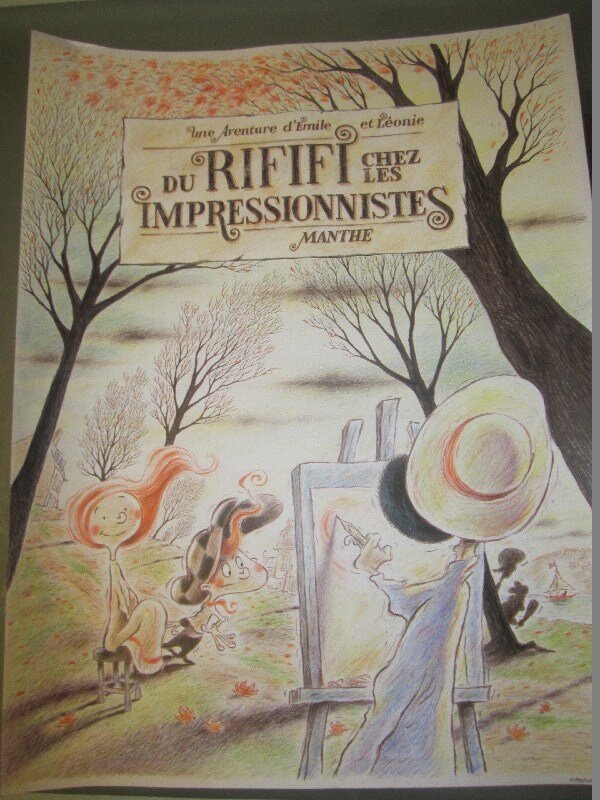 Jean-Noël Manthe, Couverture EMILE ET LEONIE TOME 2 - Couverture originale