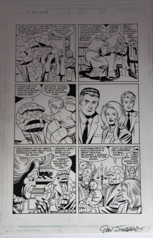 Dan Jurgens, Bob McLeod, Fantastic Four - Domination Factor - Issue 2 - Page 3 - Planche originale