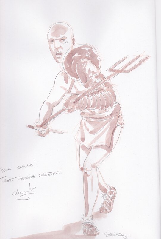 Rétiaire by Laurent Sieurac - Sketch