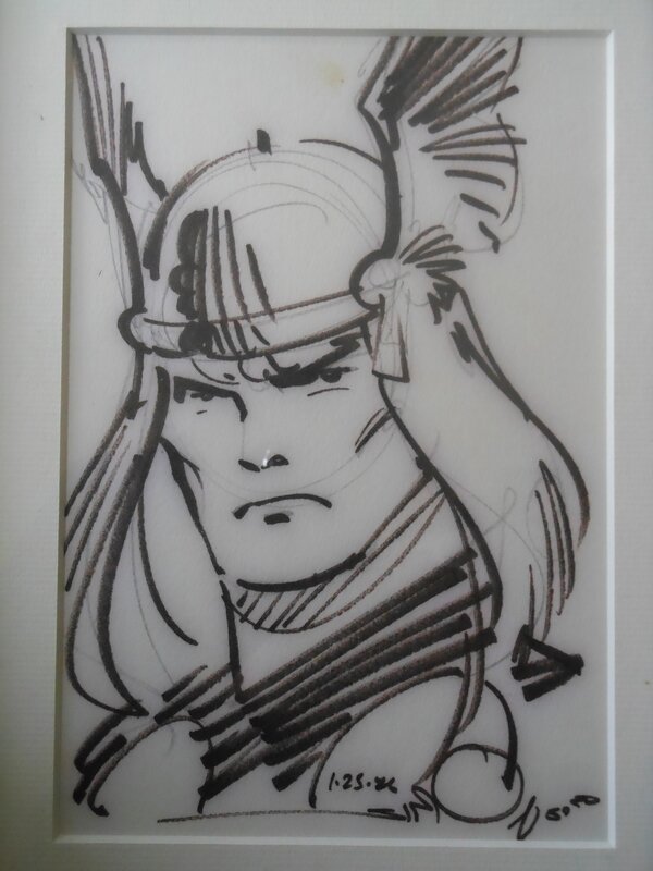 Thor by Walter Simonson - Sketch