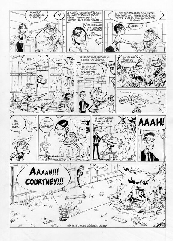 Simon Léturgie, Planche spoon et white tome 5 - Comic Strip