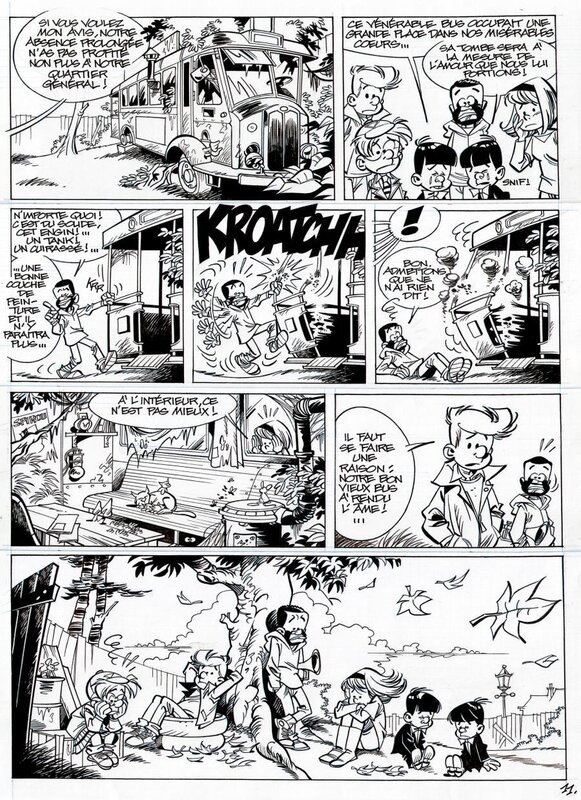 Planche de la ribambelle par jean marc krings - Comic Strip