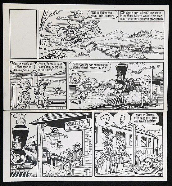 Jerom par Willy Vandersteen - Planche originale