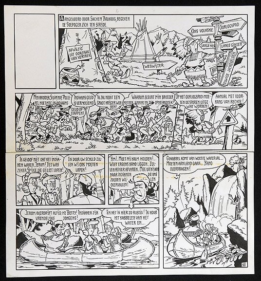 Jerom par Willy Vandersteen - Planche originale