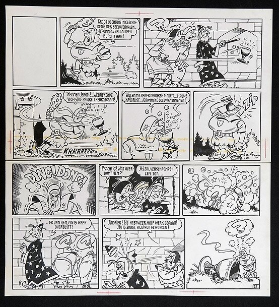 Jerom par Willy Vandersteen - Planche originale
