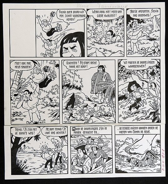 Jerom par Willy Vandersteen - Planche originale