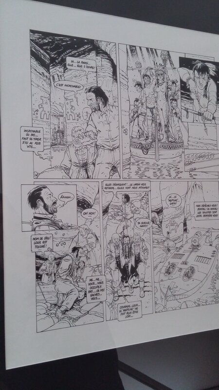 Jean-Yves Delitte, Neptune - tome 2 - Vers un autre monde - Planche originale