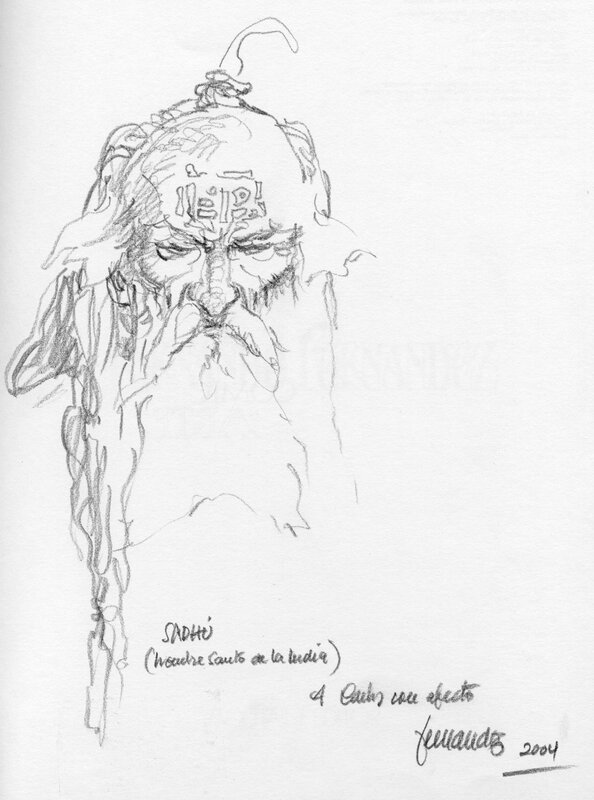 Old man by Fernando Fernandez - Sketch
