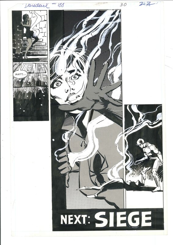 Frank Miller, Klaus Janson, Daredevil 188, page 22 (30) - Comic Strip
