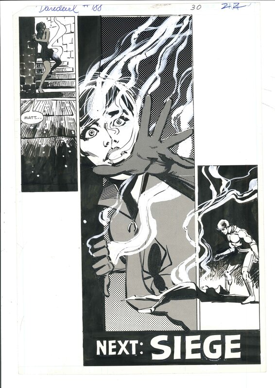 Frank Miller, Klaus Janson, Daredevil 188, page 22 (30) - Planche originale