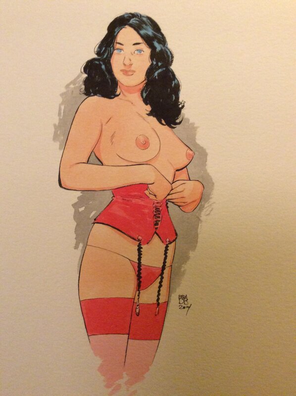 Pin Up par Louis Paradis - Illustration originale