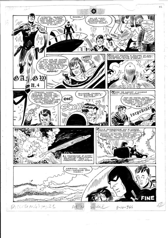 L´ ombra page by Hugo Pratt, Alberto Ongaro - Comic Strip
