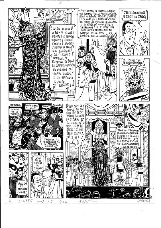 Didier Savard, Dick Hérisson L´ opera maudit page 11 - Planche originale