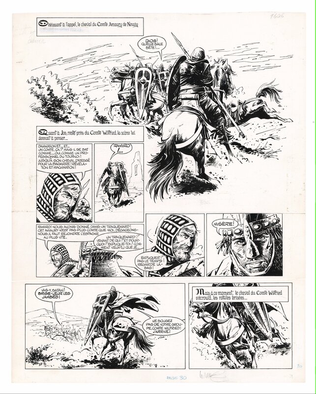 William Vance, Jacques Stoquart, Ramiro, L'inconnue du Puy, Planche 20 - Comic Strip