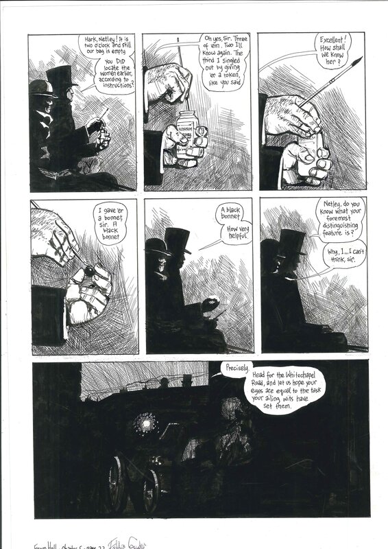Eddie Campbell, Alan Moore, From Hell, Ch.5, p.22 - Comic Strip