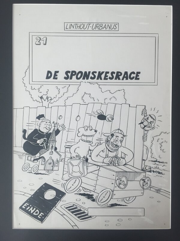 De sponskesrace by Willy Linthout - Original Cover