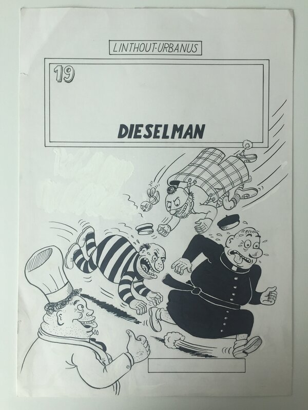 Dieselman par Willy Linthout - Couverture originale