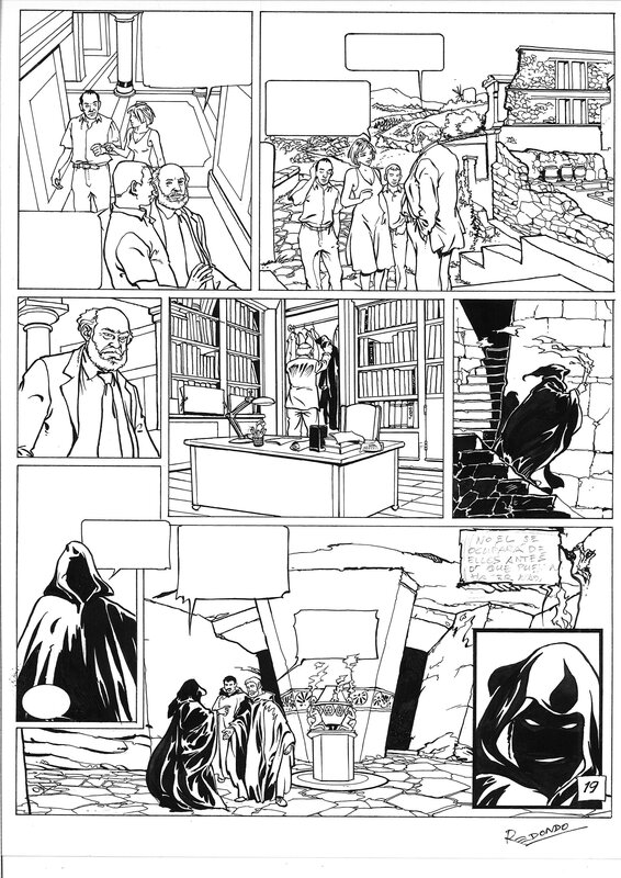 Daniel Redondo, El LEGADO DE CNOSSOS. PAGE 19 - Planche originale