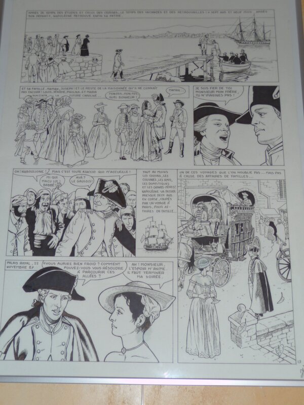 Napoléon par Jeronaton - Planche originale