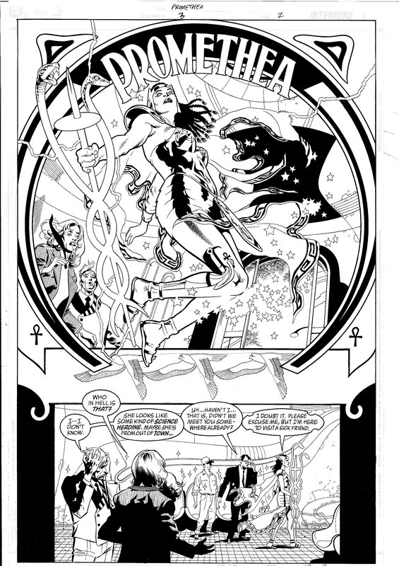 Promethea 3, page 2 par J.H. Williams III, Mike Gray, Alan Moore - Planche originale