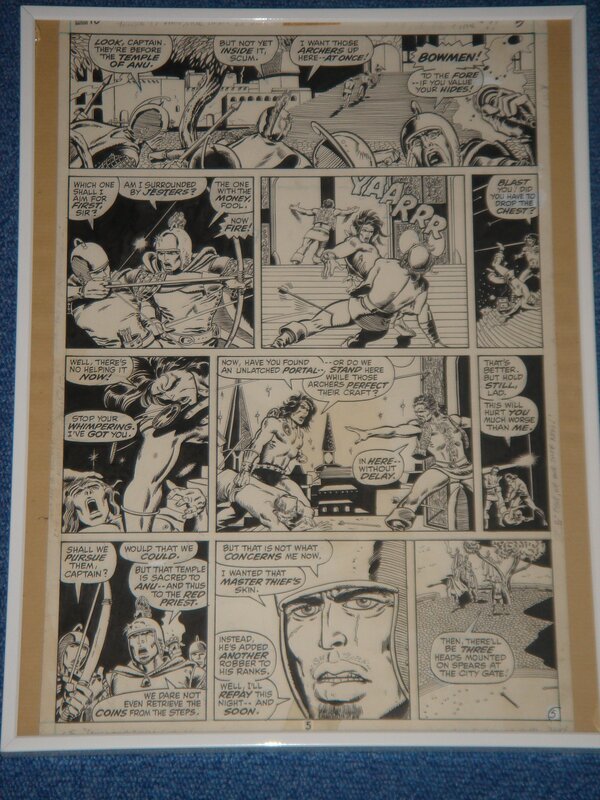 Conan the barbarian by Barry Windsor-Smith, Sal Buscema, Roy Thomas - Comic Strip