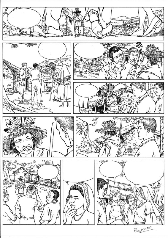 Daniel Redondo, Le TRÈSOR DE NAYARIT - Comic Strip