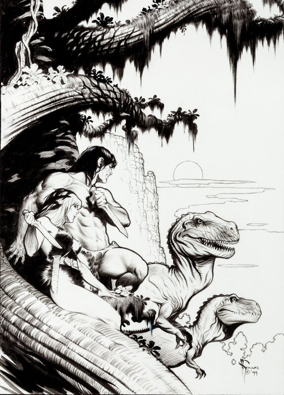 Mark Schultz, Tarzan the Untamed (cover) - Original Cover