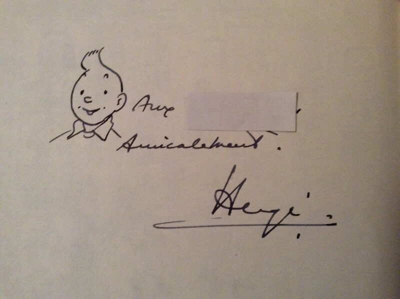 Hergé, Les 7 boules de cristal - Sketch