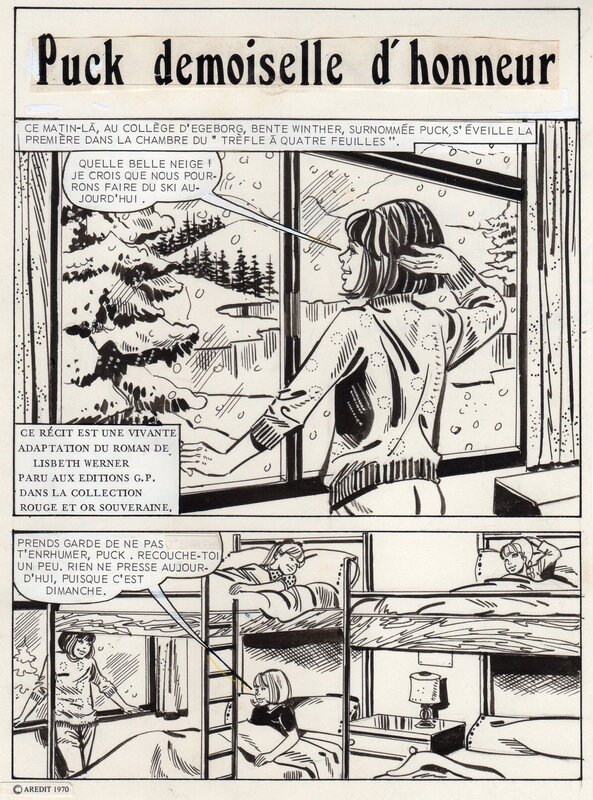 Juliana Buch, Puck demoiselle d'honneur - Clapotis n°60, Aredit - Comic Strip