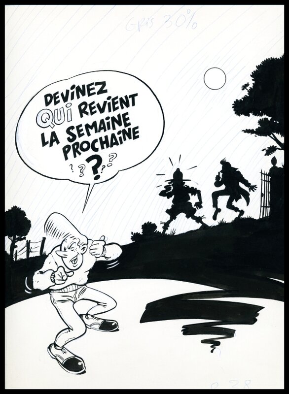 For sale - Luc Cornillon, Yves Chaland, Cornillon-Chaland : Captivant - Original Illustration