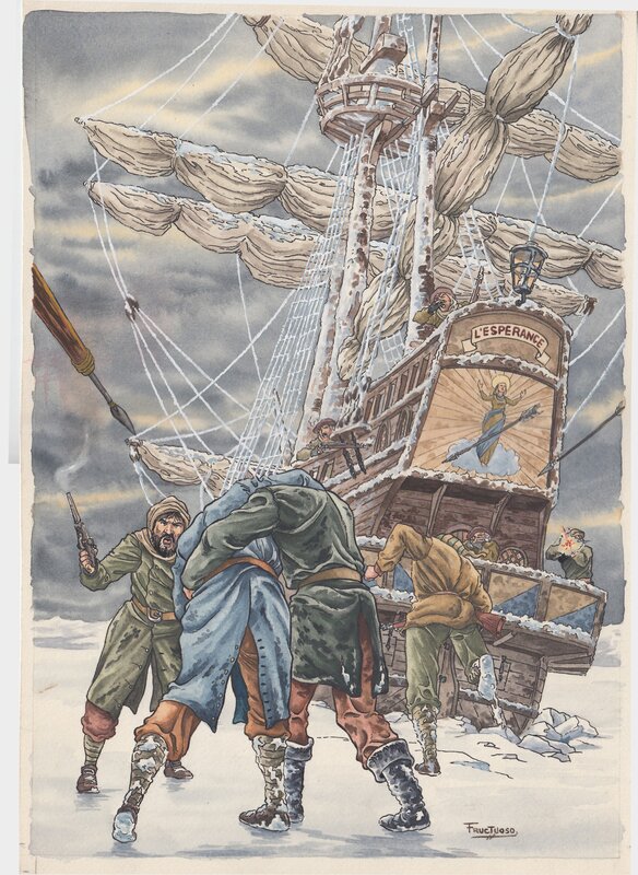 Francisco Fructuoso, Justin Hiriart, Voyage Maudit - Couverture originale