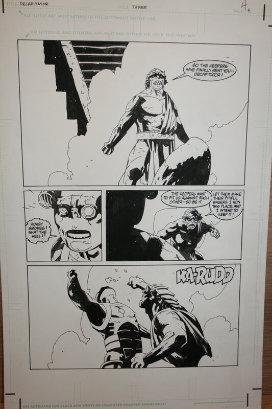 Decapitator 3, page 4, par Mike Mignola - Comic Strip