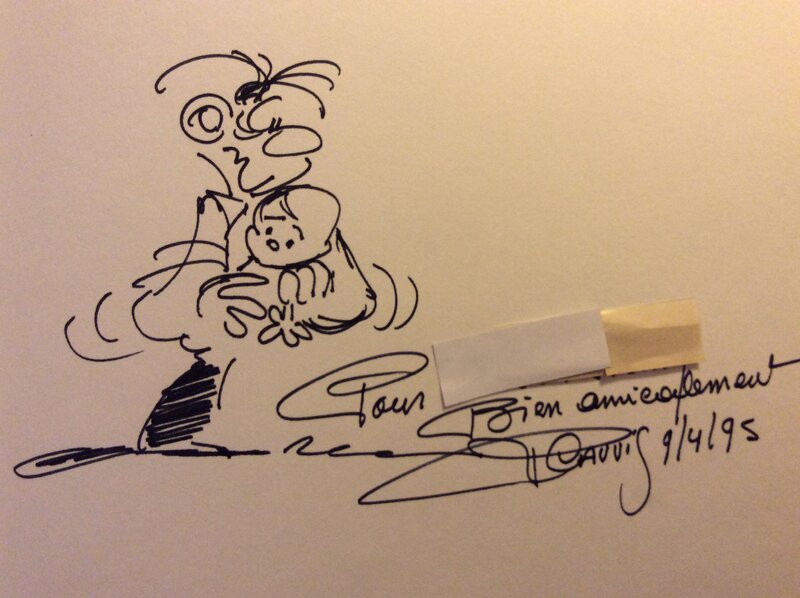 Papa et bébé by Raoul Cauvin - Sketch