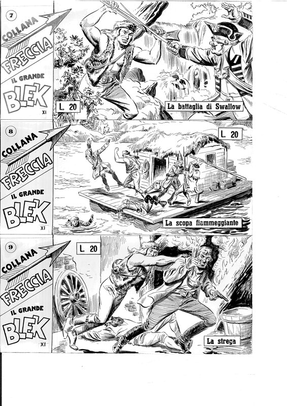EsseGesse, Il Grande Blek covers - Comic Strip