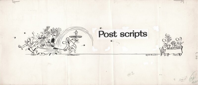 Post Scripts by Henry Syverson - Original Illustration