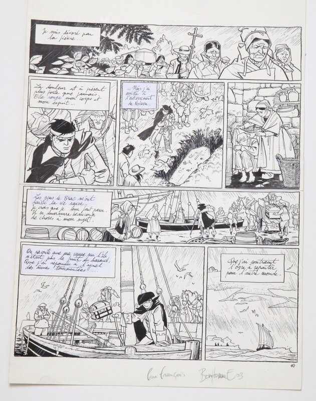 Matthieu Bonhomme, Fabien Vehlmann, Le Marquis des âmes - planche 45 tome 1 ...paru en 2001 et toujours aussi bien!! - Comic Strip