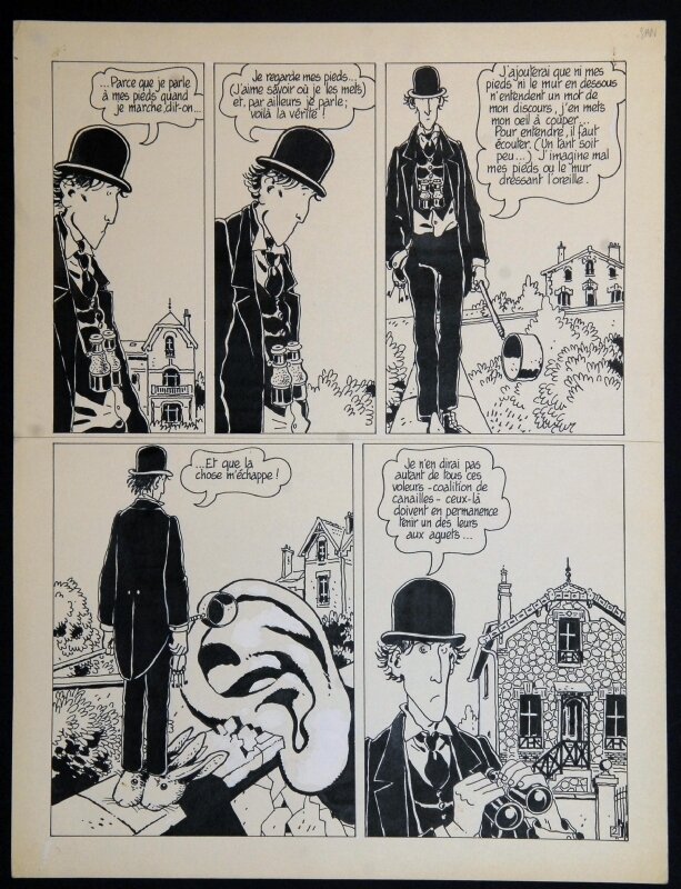 Ici même par Jacques Tardi - Planche originale
