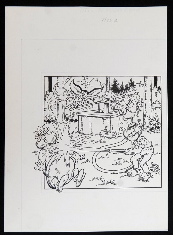 Tits by Willy Vandersteen - Original Cover