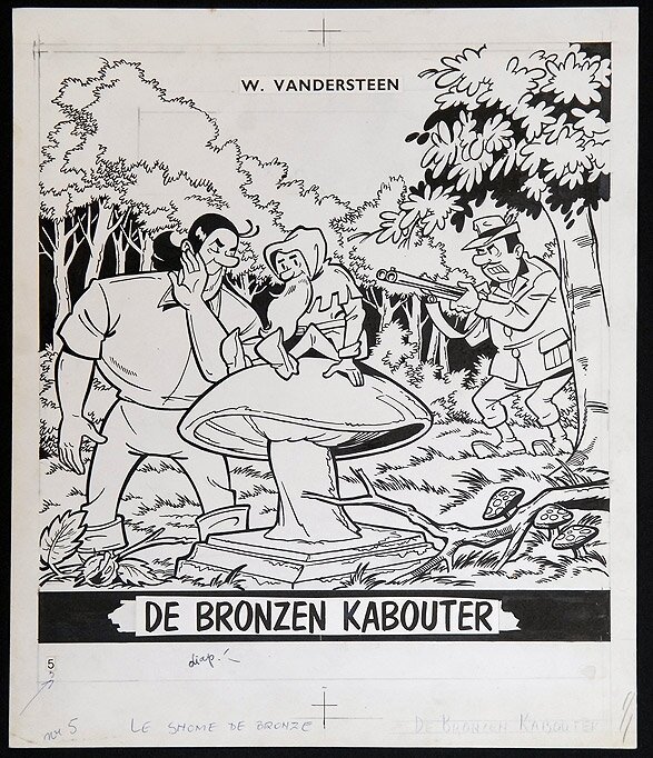 De bronzen kabouter par Willy Vandersteen - Couverture originale