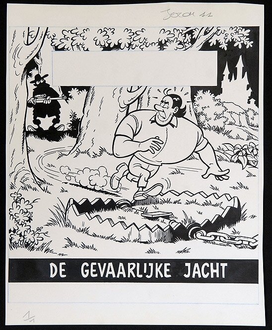 Willy Vandersteen, De gevaarlijke jacht - Couverture originale