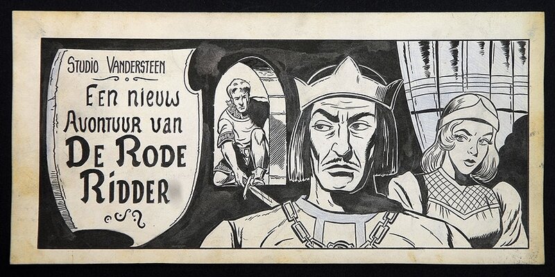 De Rode Ridder by Willy Vandersteen - Original Cover