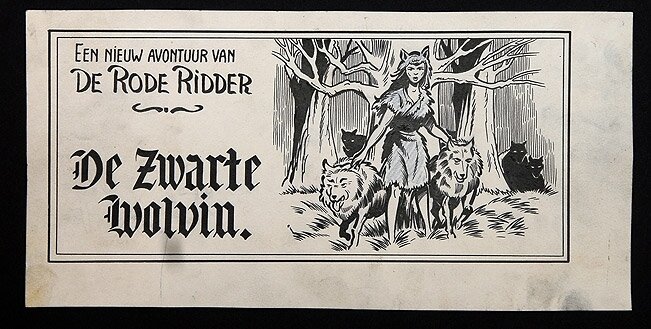 De Rode Ridder par Willy Vandersteen - Couverture originale