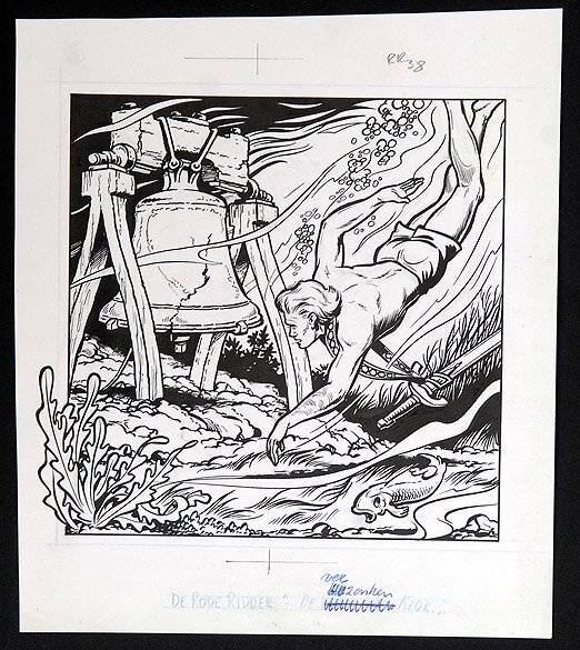 De Rode Ridder by Willy Vandersteen - Original Cover