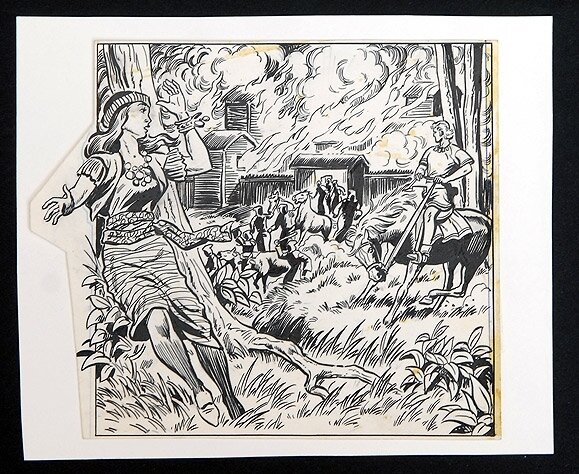 De Rode Ridder par Willy Vandersteen - Couverture originale
