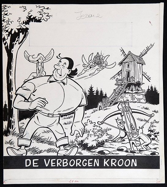 De verborgen kroon by Willy Vandersteen - Original Cover